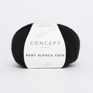 KATIA Baby Alpaca - 505-juodas