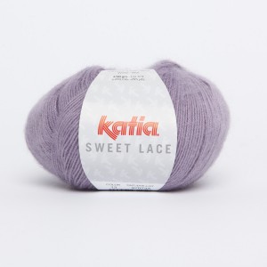 KATIA Sweet Lace - 13-rausvai-violetine-spalva